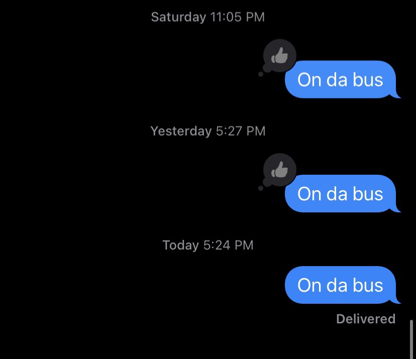 Phone is for telling your wife when you’re on da bus