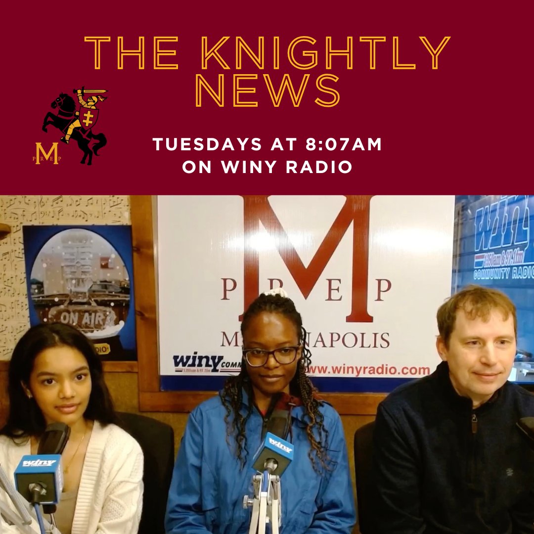 Marianapolis's tweet photo. In celebration of Black History Month, Mr. Bill Benedict, the Chair of our History Department, along with students Lauren G. ‘25 and Joel G. ‘26, took to the airwaves to discuss our new AP African American Studies course! 💯 Watch the full episode at https://t.co/HSrBFtXbNg. https://t.co/85qFVzO2fz