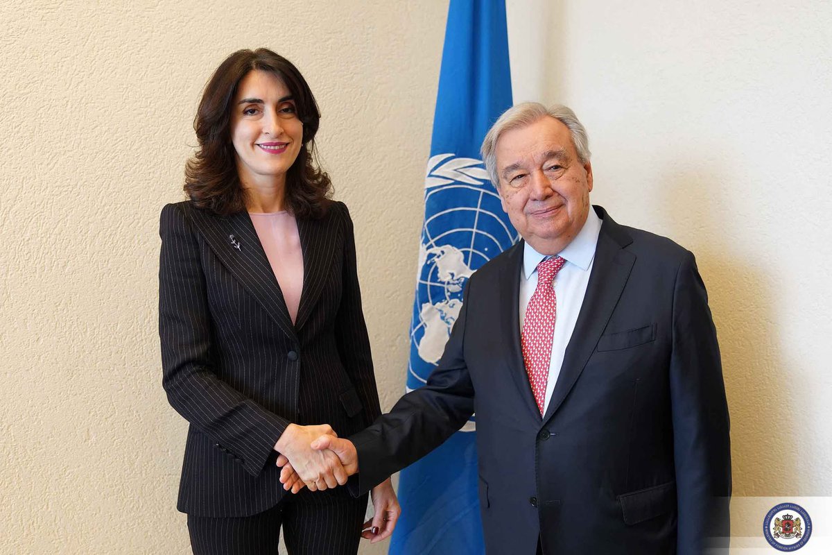 Maka Botchorishvili (@makab__) on Twitter photo Honored to meet Secretary-General of the <a href="/UN/">United Nations</a> <a href="/antonioguterres/">António Guterres</a> in Geneva. We appreciate his strong support & good understanding of the challenges we face. His dedication to promoting #peace, #stability and #prosperity around the 🌎 is highly valued. Honored to meet Secretary-General of the <a href="/UN/">United Nations</a> <a href="/antonioguterres/">António Guterres</a> in Geneva. We appreciate his strong support & good understanding of the challenges we face. His dedication to promoting #peace, #stability and #prosperity around the 🌎 is highly valued.