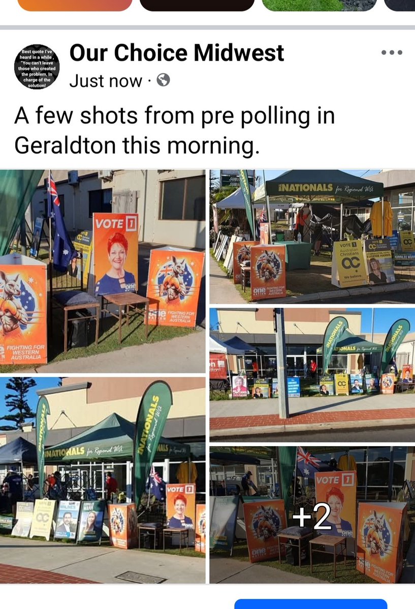 LesCurrell's tweet image. Helping out at our local election in W.A.
Geraldton pre polling.
We have optional preference voting in our upper house this year. ✅️
I'm pritty sure it would be popular in the lower house aswell !