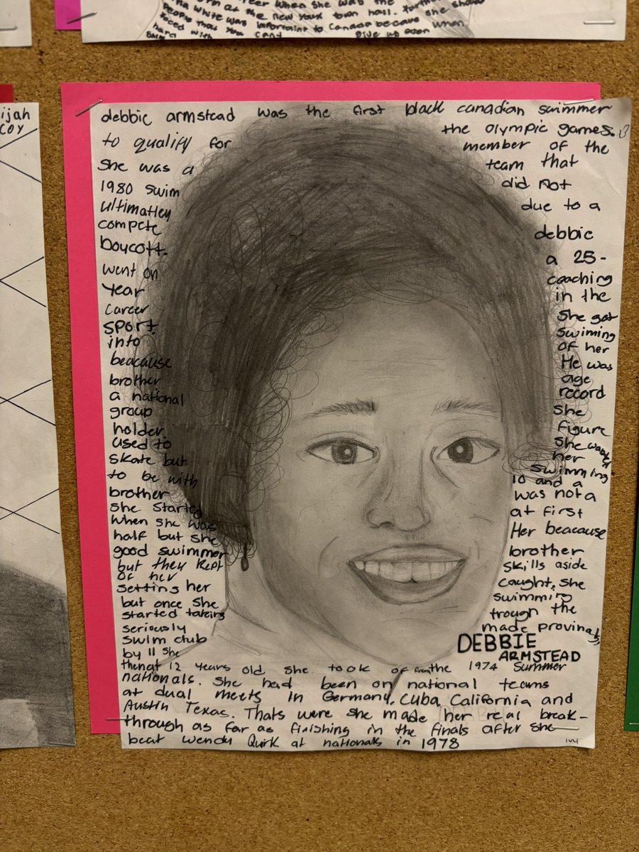 Colette Tobias 🧡 (@ms_ctobias) on Twitter photo We are wrapping up our learning on Influential Black Canadians and the drawings and paragraph writing turned out to be fantastic work <a href="/CaradocPS/">Caradoc Public School</a> We are wrapping up our learning on Influential Black Canadians and the drawings and paragraph writing turned out to be fantastic work <a href="/CaradocPS/">Caradoc Public School</a>