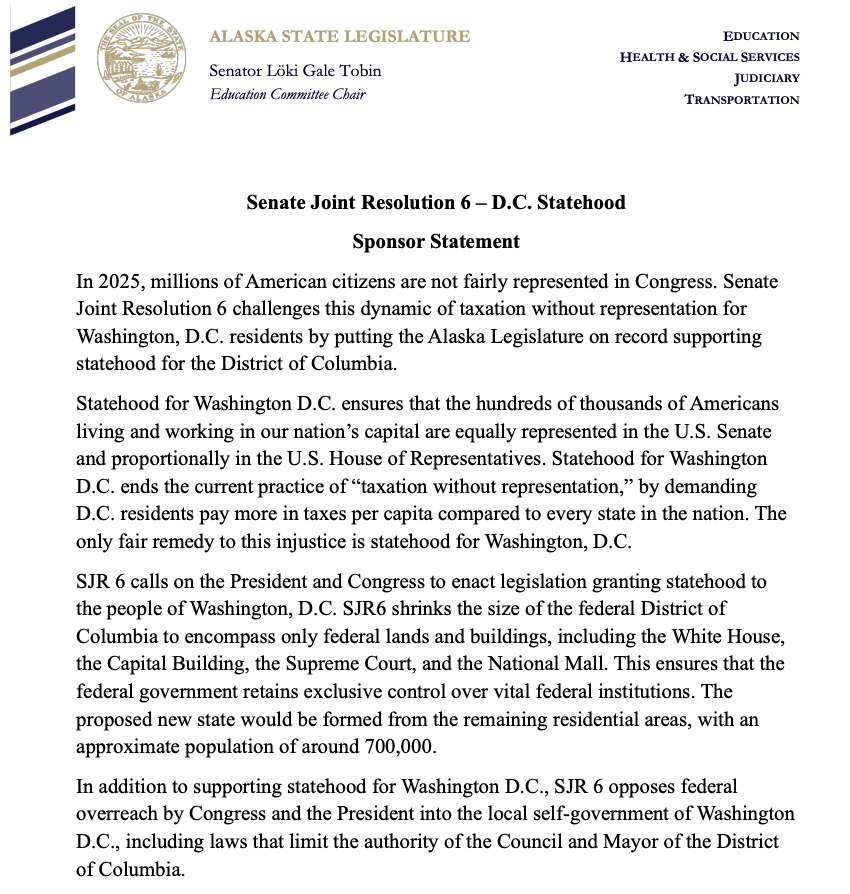 Ward 3 Democrats for DC Statehood tweet media