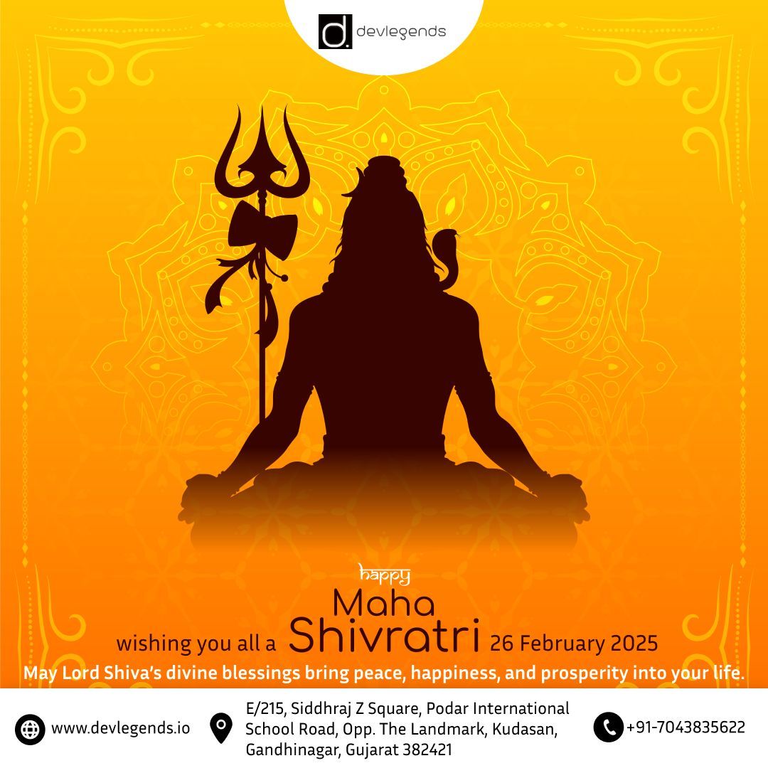 devlegendstech's tweet image. Wishing You a Blessed Maha Shivratri! 🌺
May Lord Shiva’s divine blessings bring peace, happiness, and prosperity into your life 🙏✨🕉️🌙. #MahaShivratri #ShivratriWishes #ShivratriBlessings #MahaShivratri2025 #CelebrateShivratri #DevLegends #DevLegendsTech