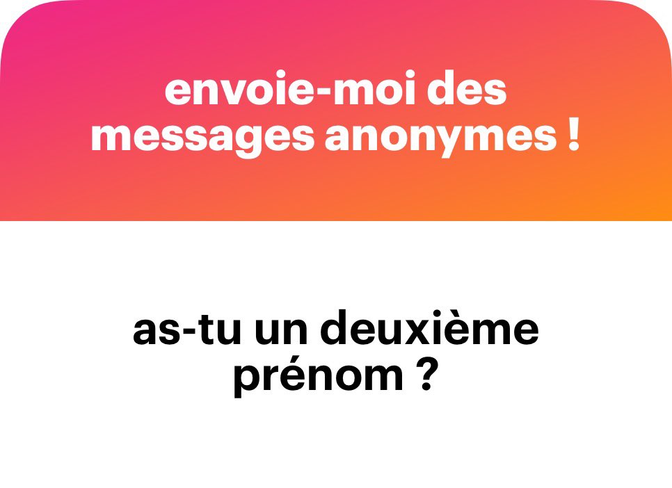 yvc1ne23's tweet photo. Oui j’ai un deuxième prénom assez atypique sah jle dis contre 50balles #crevard https://t.co/3PdIXWKUKF