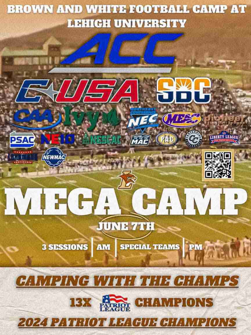 kaidenhanson_'s tweet photo. Very excited and Blessed to receive another invite to @LehighFootball Mega Camp!!! Thank you @coach_cahill and @CoachKeeonShaw for the invitation.
 
Ready to work ⛰️🔝 https://t.co/ayMyQLLVUQ
