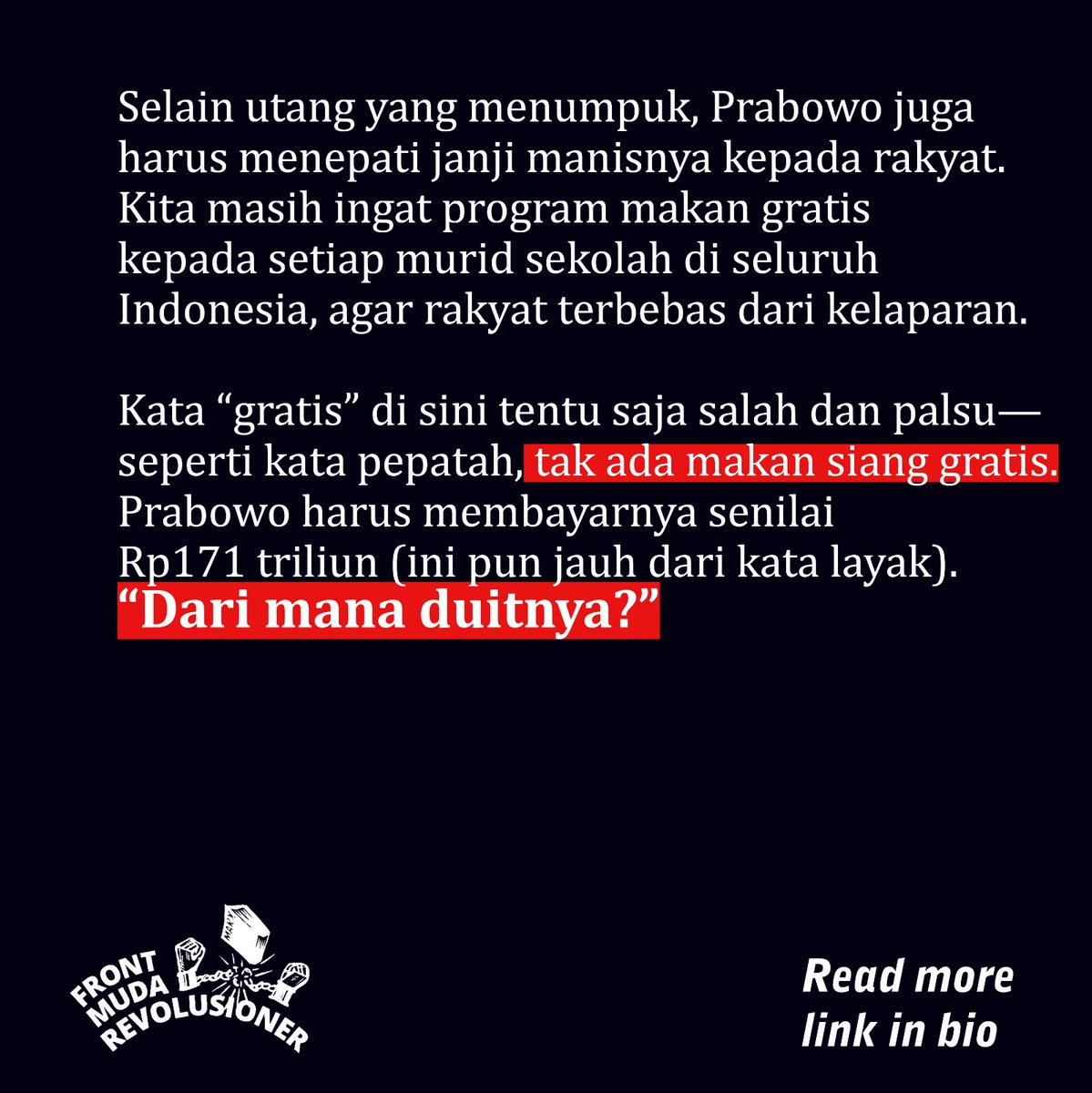 Front Muda Revolusioner tweet media