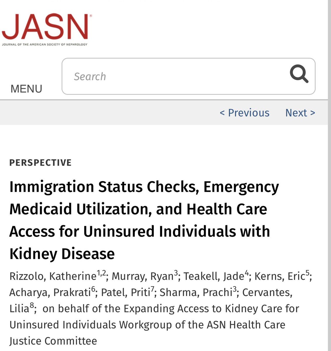 Arnold D. (@kidneyrebel) on Twitter photo Social justice is Nephrology’s lane.
Thank you for your advocacy, <a href="/Cervantes_Lily1/">Lilia Cervantes</a>, <a href="/jmteakell/">💙🦋 Jade Teakell</a>, <a href="/katierizzolo/">Katie Rizzolo</a>, et. al. Social justice is Nephrology’s lane.
Thank you for your advocacy, <a href="/Cervantes_Lily1/">Lilia Cervantes</a>, <a href="/jmteakell/">💙🦋 Jade Teakell</a>, <a href="/katierizzolo/">Katie Rizzolo</a>, et. al.