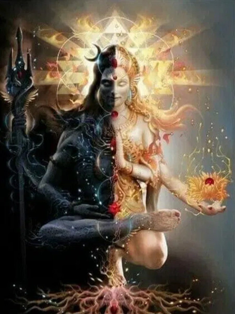 It's the sacred time of Maha Shivaratri. Shivaratri celebrates the union of essential energies- Shiva &amp; Parvati, and the cosmic dance of tandava that signifies the creation, preservation, &amp; dissolution necessary for the continuation of the universe. Hara Hara Mahadev 🕉🙏.