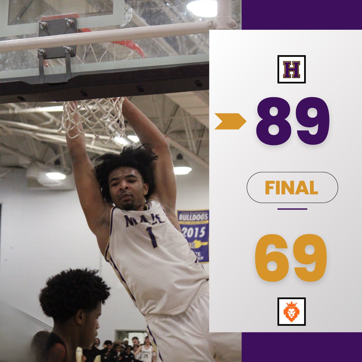 Dawgs advance to the district finals on Thursday.

Male 89
W.E.B. DuBois 69

0️⃣Edelen 36p 3r 10a 3s 
1️⃣Jordan 17p 12r 4b
2️⃣Barnett 2r2a 
4️⃣Clark 1r 3a 
5️⃣Calhoun 1r
1️⃣5️⃣Mitchell 18p 4a 3s 
2️⃣1️⃣Hillerich 6p 5r 4b
3️⃣0️⃣Crook 1r
3️⃣1️⃣Gasaway 8p 2r 3a 1s
3️⃣3️⃣Braziel 4p 2r 1s

#ForTheH