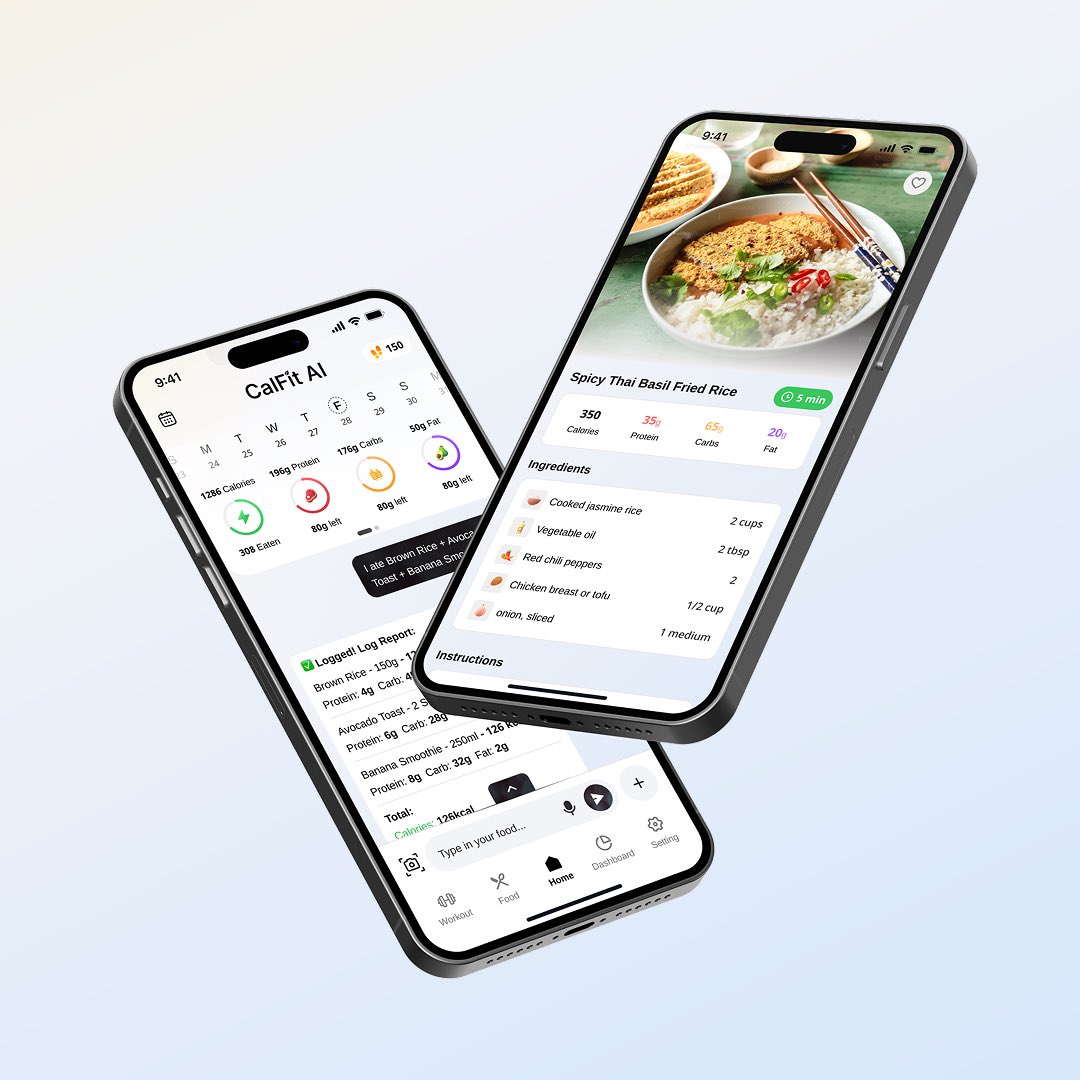 akashgajera15's tweet photo. Snap, Chat & Track Calories with AI! ๐ธ๐
Take a photo of your food & get instant calorie counts. Log meal, track nutrition & chat with AI.
๐น Available for new projects!
๐ฉ Letโs Talk: corangelab@gmail.com
#UIUX #CalorieTracker #AIChat #FitnessApp #MealTracking #MobileDesign https://t.co/X9qaRoZpNg