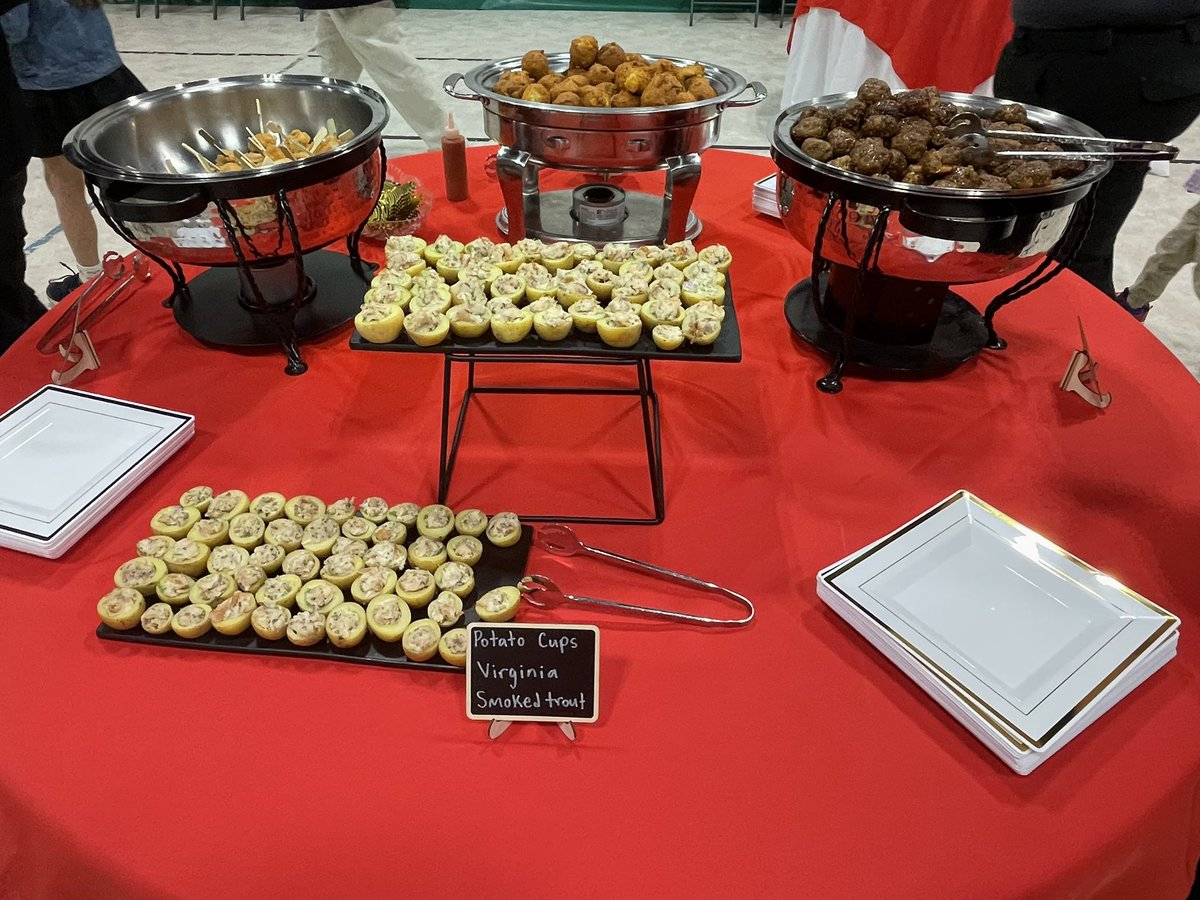 Tonight the GHS Culinary Arts students prepared the food for the Goochland Sherrif’s office awards ceremony. The students created the menu, researched the recipes, and prepared all of the food and it was AMAZING! Thanks Chef and all of our talented students for a job well done!!