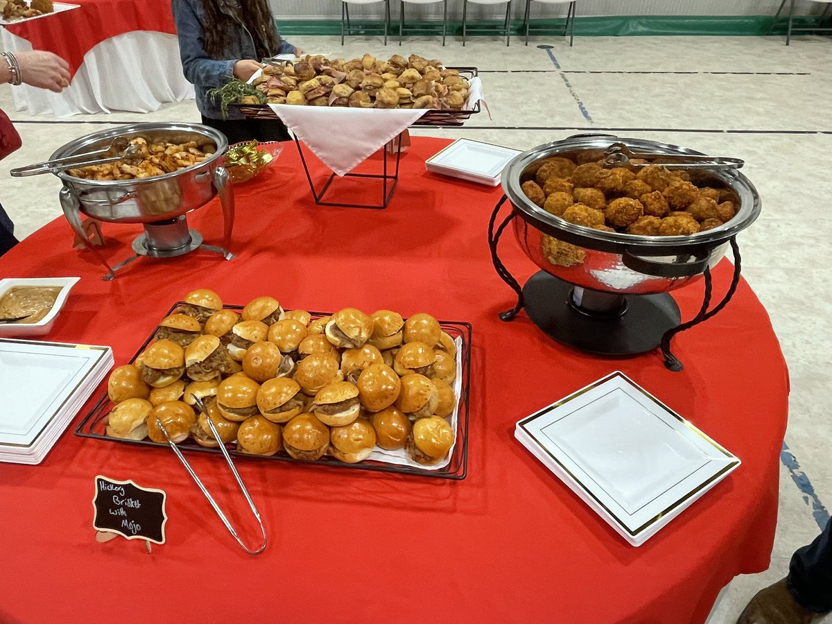 WatsonBwatson's tweet image. Tonight the GHS Culinary Arts students prepared the food for the Goochland Sherrif’s office awards ceremony. The students created the menu, researched the recipes, and prepared all of the food and it was AMAZING! Thanks Chef and all of our talented students for a job well done!!