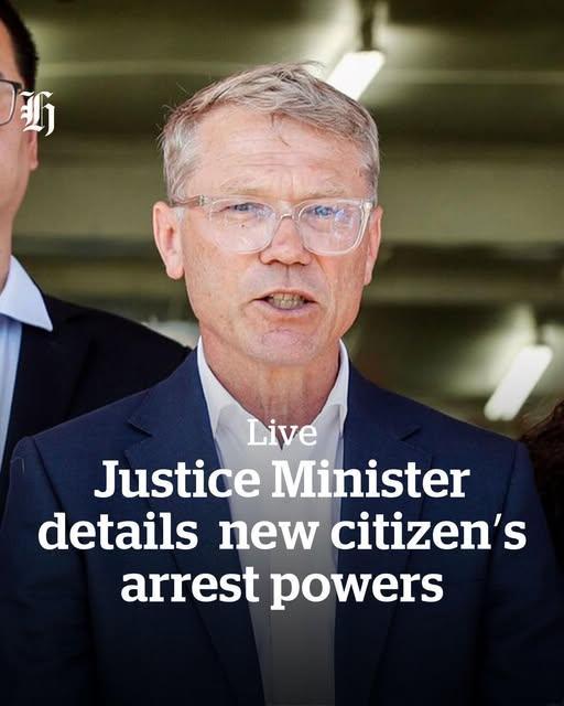 #LIVE | The Government has confirmed it will amend the Crimes Act to give all citizens greater ability to arrest or detain thieves stealing from retail stories amid an increase in retail crime.