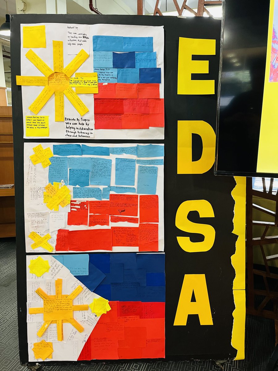 XavierHSLRC's tweet photo. Welcome back, Xaverians! Let us start our week by visiting the EDSA Book and Multimedia Exhibit at the High School Learning Resource Center! 📷📷
Let's commemorate the spirit of EDSA People Power Revolution! 📷📷
#TruthJusticeDemocracy
#EDSALivesOn
#1986EDSAPeoplePower https://t.co/XMd6NAMPrF