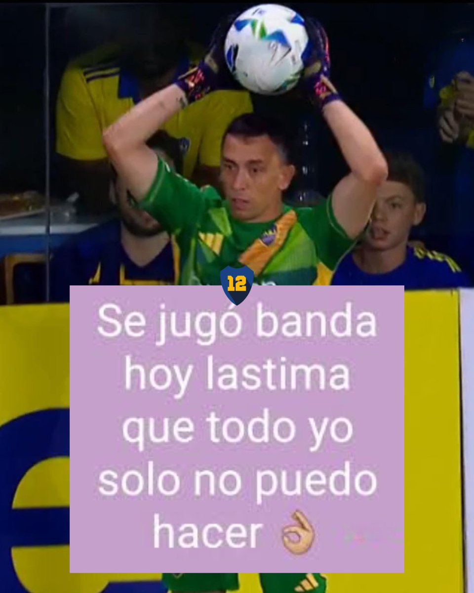 Agustín Marchesín vía WhatsApp.