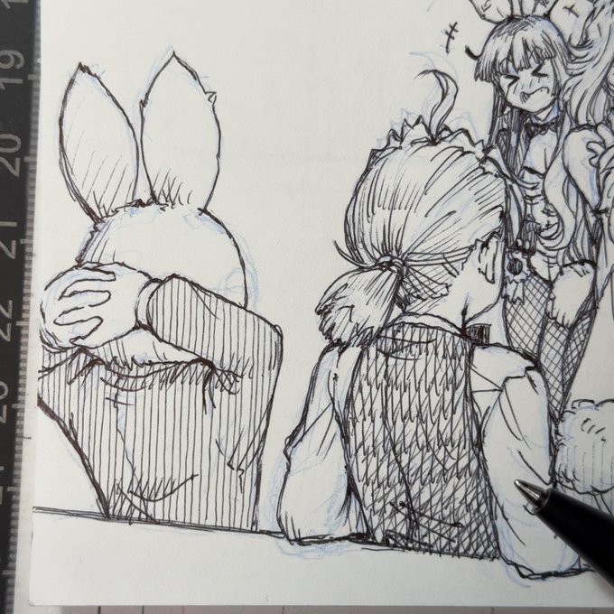 ばにてる開店準備チェキ 