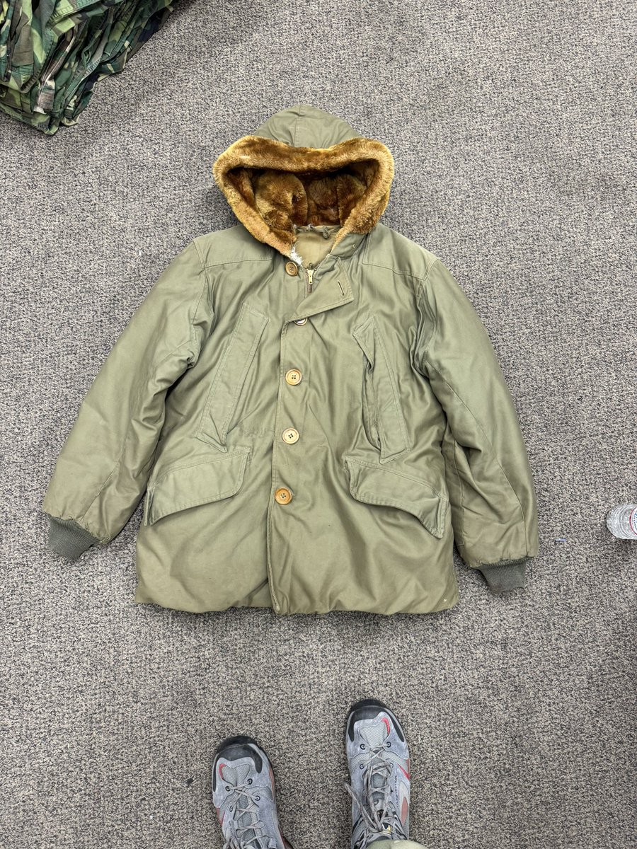 Eddie Bauer-made B-9 parka from WWII. Incredibly rare.
