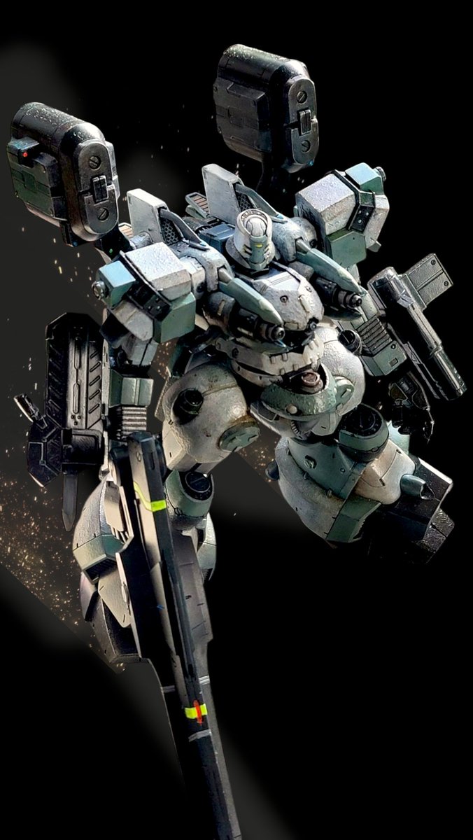 今月作ったプラモ晒そうぜ #アーマード・コア フォックスアイです