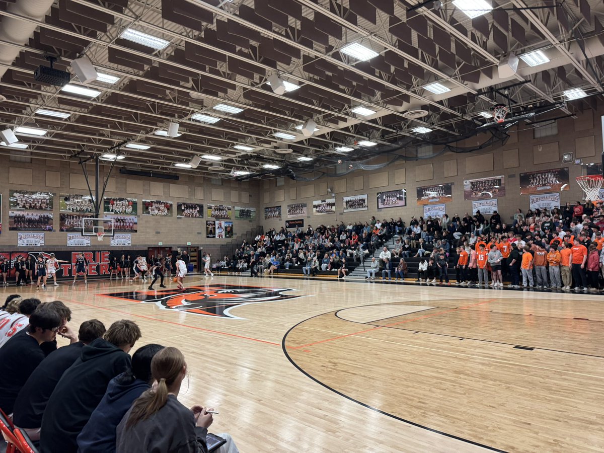 Josh Griffin (@tigersprincipal) on Twitter photo What a great turnout for tonight’s 1st round playoff matchup between <a href="/ErieTigersHOOPS/">Erie Boys🏀</a> & Cherokee Trail. Let’s go, Tigers! What a great turnout for tonight’s 1st round playoff matchup between <a href="/ErieTigersHOOPS/">Erie Boys🏀</a> & Cherokee Trail. Let’s go, Tigers!