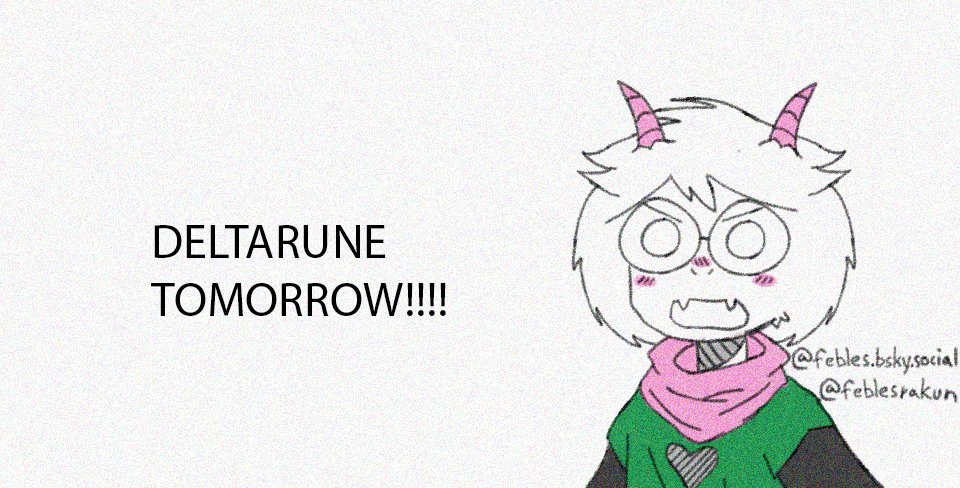 feblesrakun's tweet photo. Omagaaah #Ralsei #DELTARUNE #deltarunetomorrow https://t.co/KRPOv4vYys