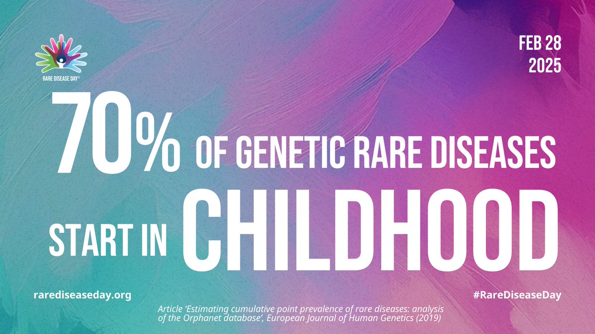 Rare Disease Day 2025 is on February 28th! We come together to raise awareness for those living with rare diseases. Did you know that 70% of genetic rare diseases start in childhood? 

At RG, we work to empower families by providing access to cutting-edge genomic insights.