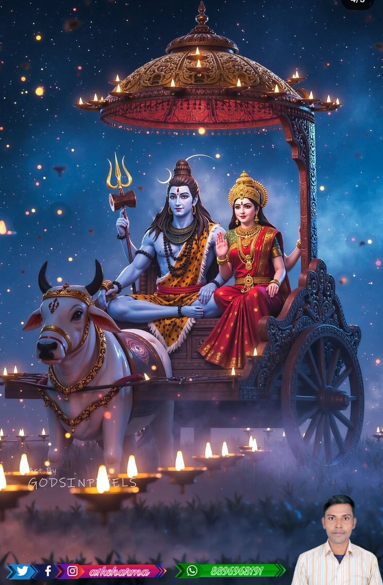 a1ksharma's tweet photo. महाशिवरात्रि की आप सभी को हार्दिक बधाई एवं शुभकामनाएं!
भगवान शिव की असीम कृपा से आपका जीवन सुख, समृद्धि और शांति से परिपूर्ण हो। यह पावन पर्व हमें भक्ति, साधना और आत्मशुद्धि का संदेश देता है। महादेव का आशीर्वाद हम सभी पर सदैव बना रहे।

हर-हर महादेव! 🙏 https://t.co/PknKhkkBQh