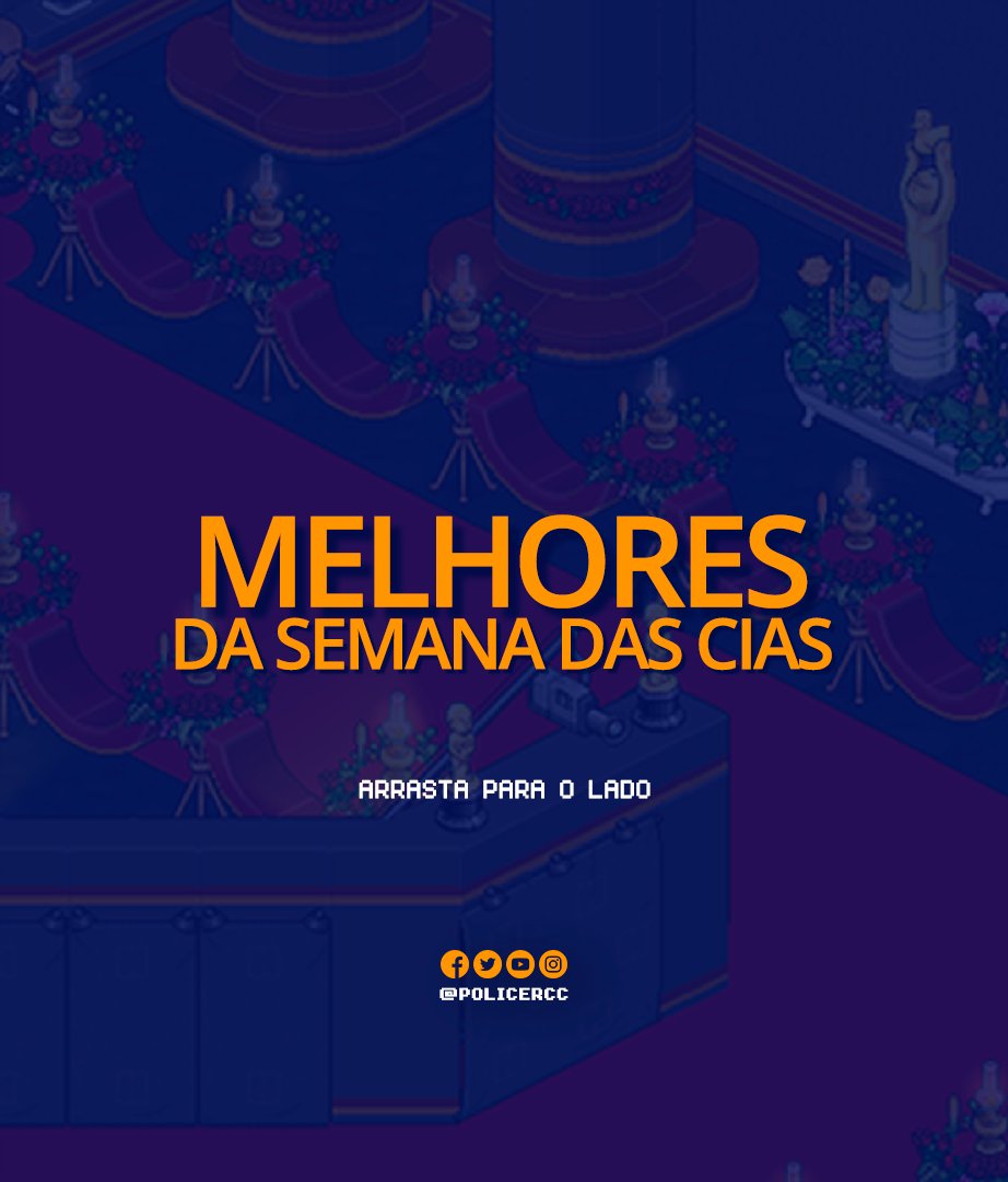 PoliceRCC's tweet image. ELES SÃO UMA MÁQUINA! 😨

Através de esforço e dedicação, confira os policiais que foram destaques em suas companhias na última semana.
Parabéns a todos! Continuem com o ótimo desempenho.

#PoliceRCC #HabboHotel #RCCéVocê