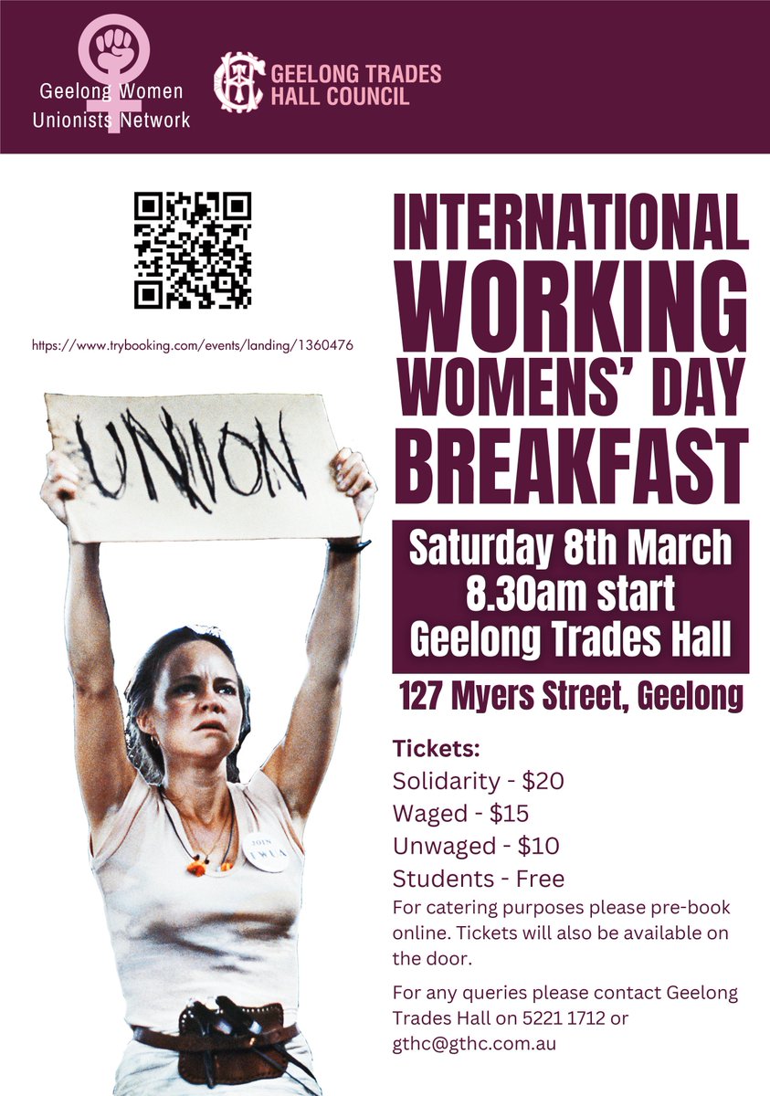 Geelong Trades Hall (@tradeshallglg) on Twitter photo 