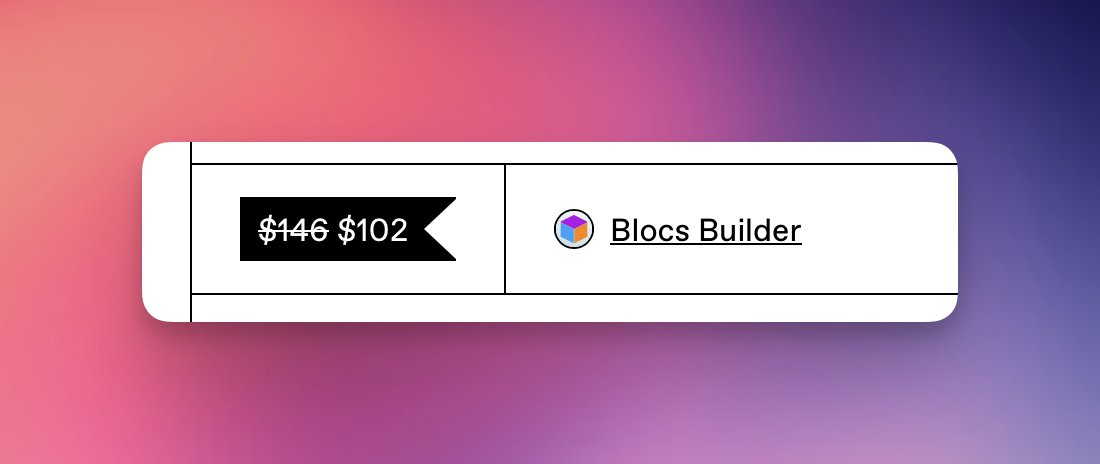 WOW.   All the brics Creator Bundle, includes our new release Column Flow!  

Save $$$

This is an end of financial year price, it goes up on the 1st March. 

blocsbuilder.gumroad.com/l/creator-bund…