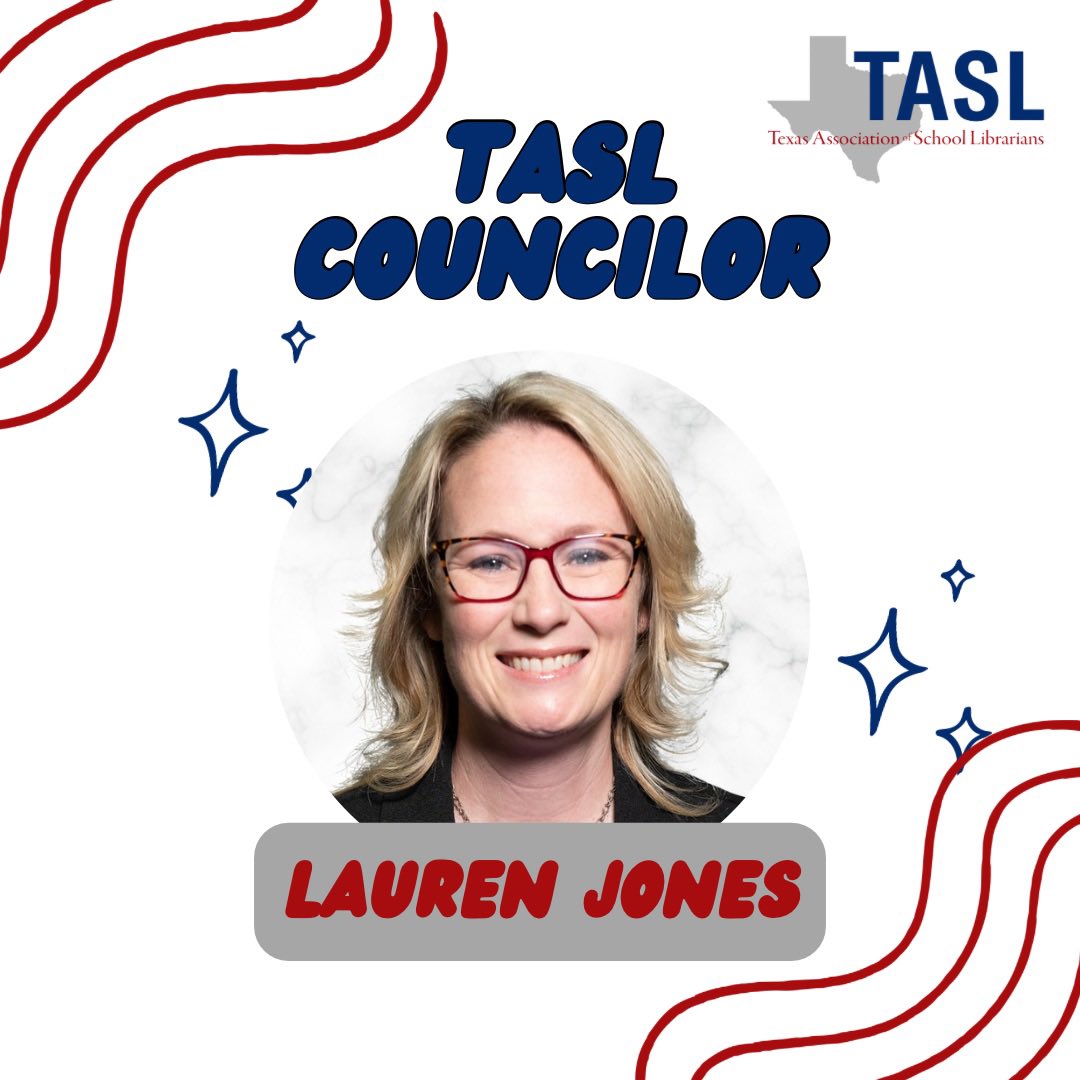 TxASL's tweet image. Thank you to everyone who voted in the 2025 @TXLA Elections! We are excited to announce our incoming Executive Board Members:
Chair-Elect: Joni Harris 
Councilor: Lauren Jones

Congratulations! Their terms will begin after the TLA Conference in April. 

#schoollibrary #txaslchat