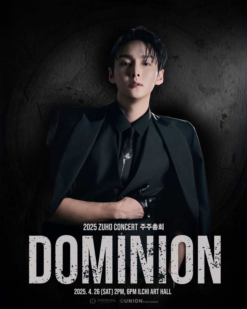 zuho_official's tweet photo. [2025 ZUHO CONCERT 주주총회: DOMINION] 얼리버드 티켓 오픈 안내

📍 공연 정보
- 일시: 2025. 4. 26 (SAT) 2PM, 6PM
- 장소: 일지아트홀
- 티켓오픈: 2025. 2. 27 (THU) 8PM
✨ VIP 티켓 베네핏: 사운드체크 + 포토카드 2ea(회차별 상이)

📜 예매 방법 (인스타 참고)
https://t.co/CAPB3huwVK https://t.co/vusH2TIO7h