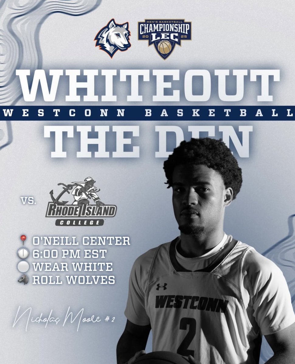 START THE COUNTDOWN ⏳

#RollWolves #WestConn #D3Hoops