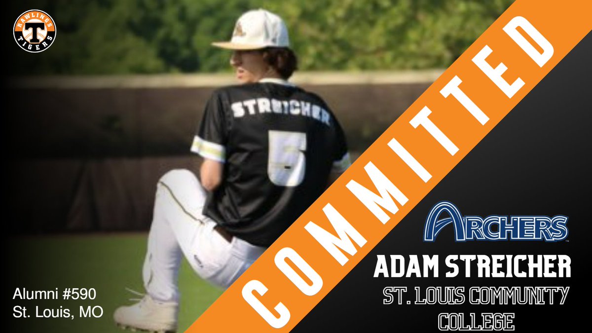Congrats to Adam Streicher on his commitment to St. Louis Community College! 

#TigerAlum
<a href="/Rawlings_Tigers/">Rawlings Tigers</a>