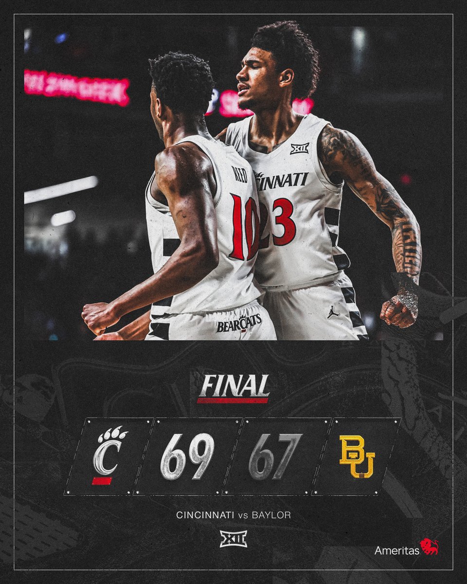 GoBearcatsMBB's tweet image. BEARCATS OVER BEARS