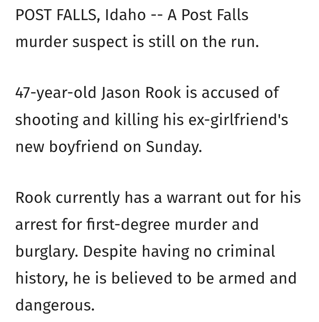 truthcrimefan's tweet image. Fugitive!! 
@kxly4news 
Jason Rook
#Fugitive #PostFalls
#Idaho #Armed