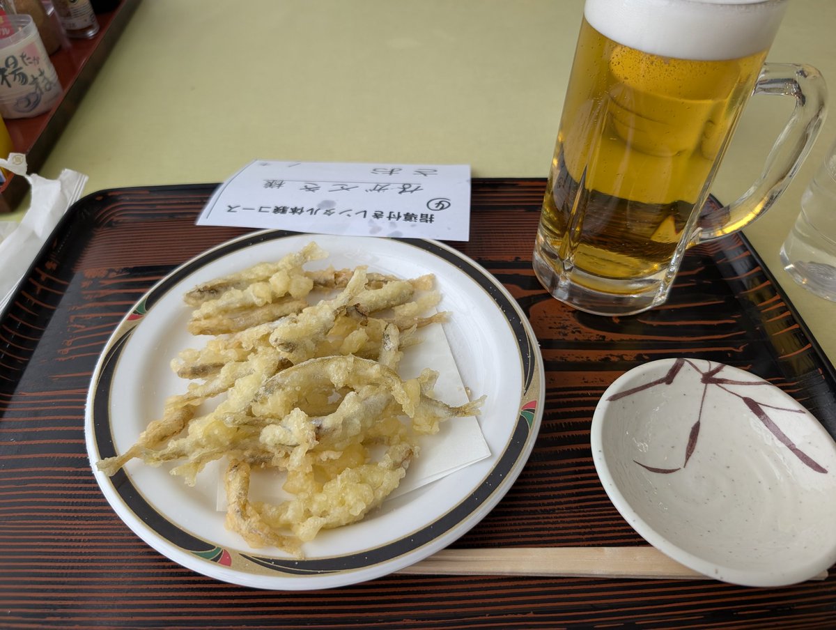 人生初ワカサギ釣り、吹雪いてたけど釣り自体はぬくぬくテントの中でできて楽しかった！