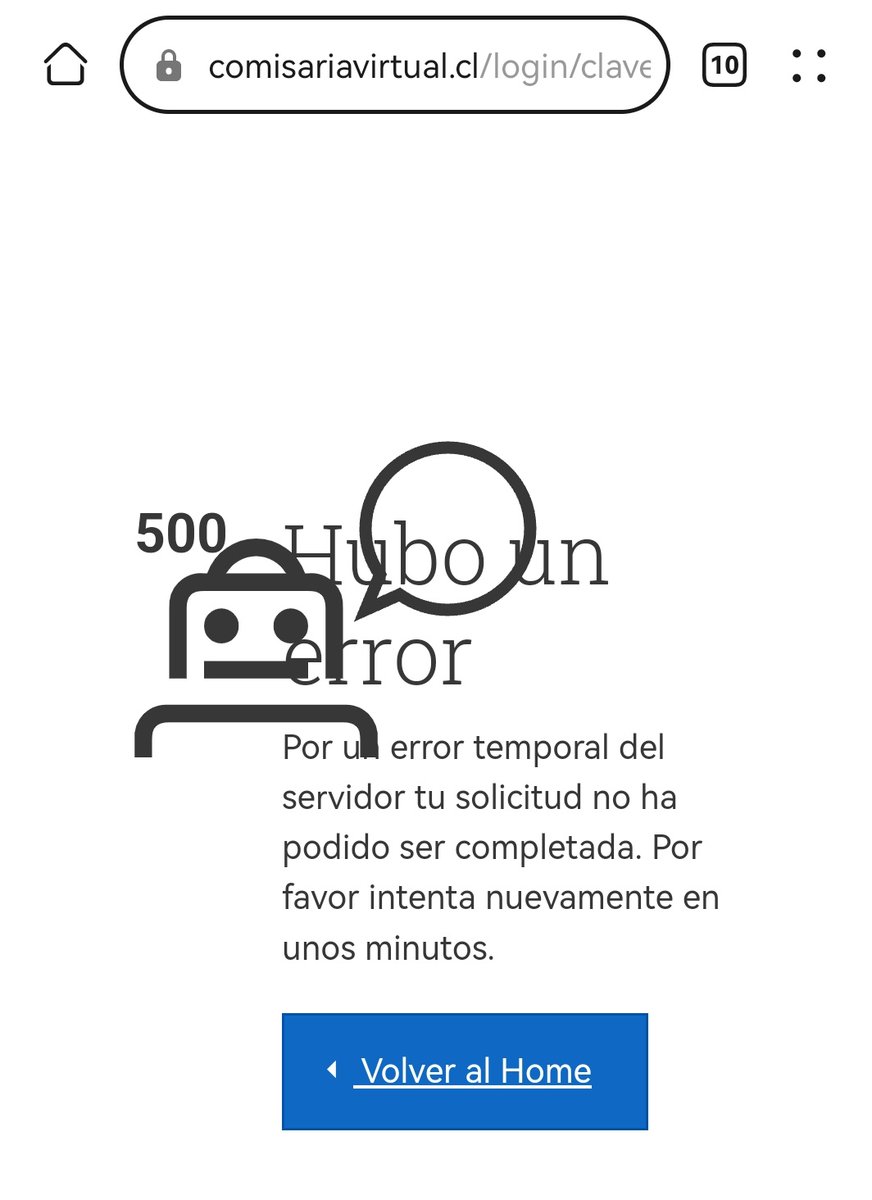 andreda_4's tweet photo. #comisariavirtual esta caída la página para sacar el salvoconducto https://t.co/YPs9AXRgdl