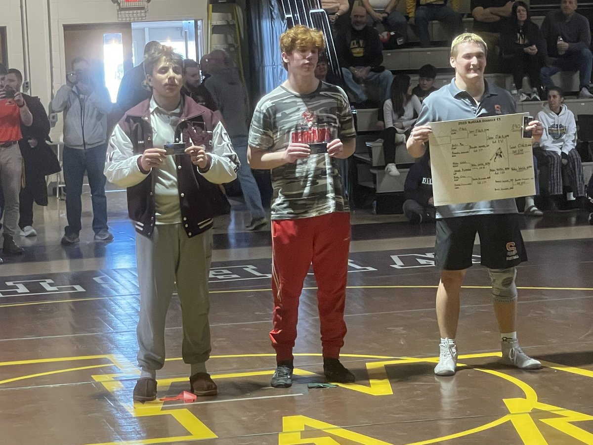 2nd Place in NJ District 15 at 190 pounds as a sophomore and moving on to the regions. Thank you to my coaches and teammates. <a href="/BERNARDSWRSTLNG/">Bernards Wrestling</a> <a href="/BHSFootballTeam/">Bernards HS Football</a> <a href="/EQBcoach/">EliteQB</a>