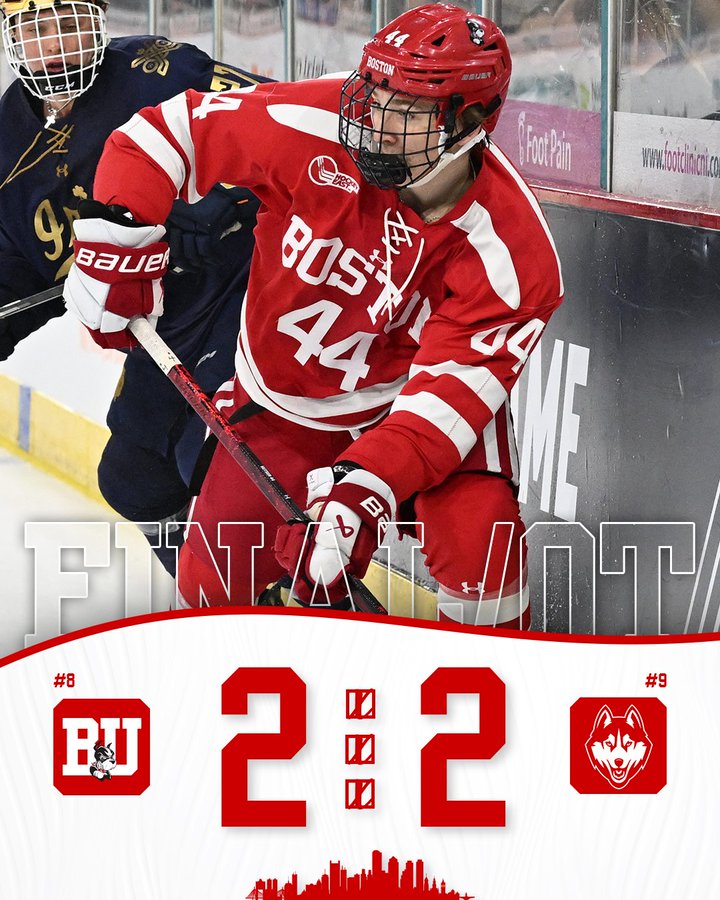 Terriers tie UConn, grab extra point in shootout; Pridham pulls a Skoog!