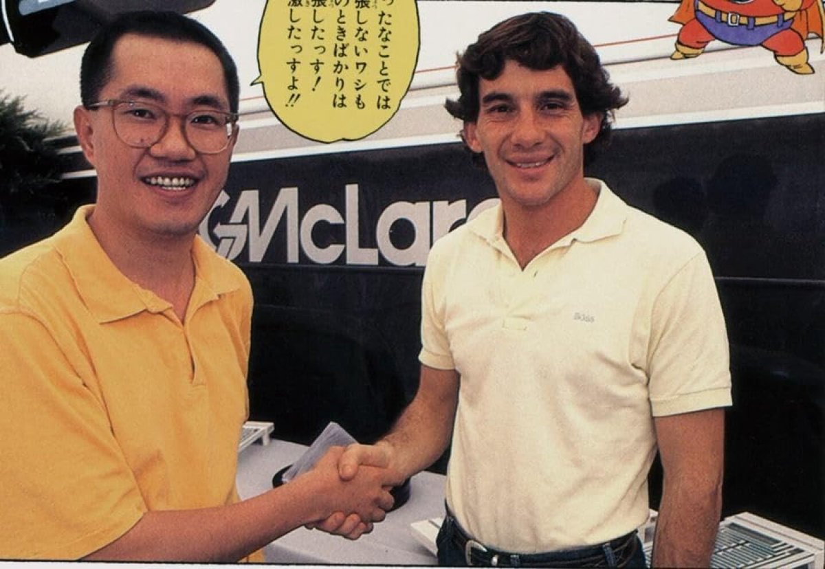 Akira Toriyama &amp; Ayrton Senna (1990)