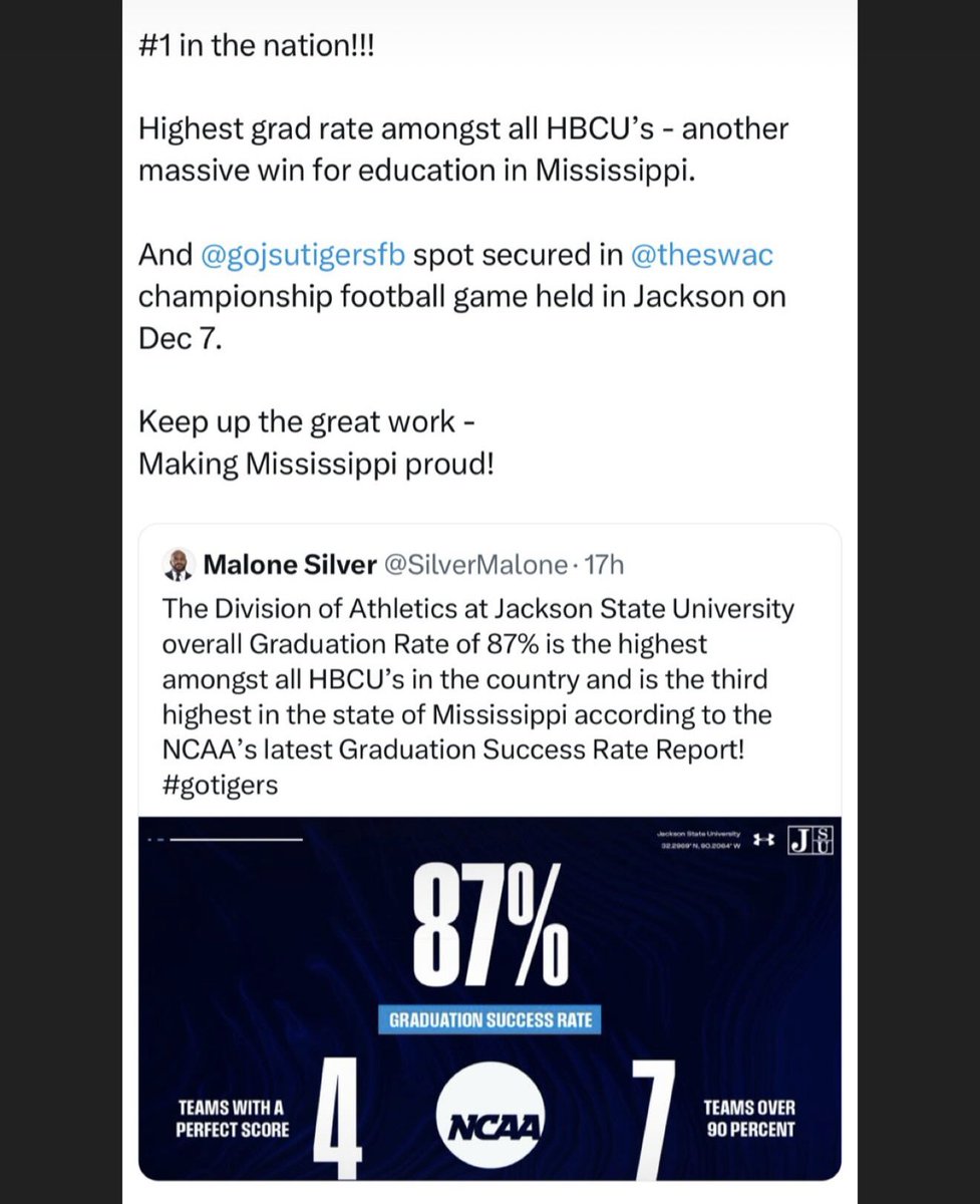 Aqua74320498's tweet image. Golf is baccck! Congratulations on the offer, @amantistarks ! Great things are happening at JSU!! We would love to have you join THEE fam! #TheeILove #TheeFormula #GoJSUTigersGF