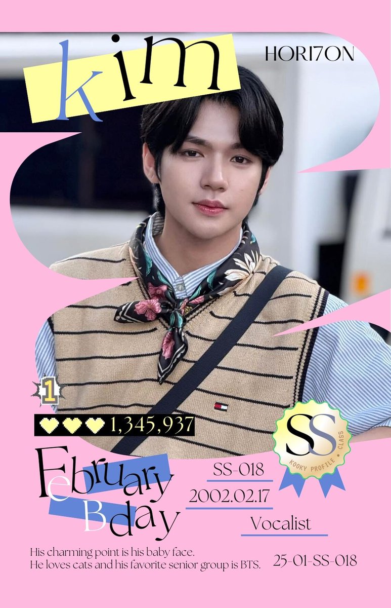 kooky__official's tweet photo. 🎂 February Fanmade Birthday Café pt.2 ><
#kookyCafe_February
✧・゚: *・゚* HORI7ON KIM *・゚*:・゚✧
🎁 #KookyProfile on the Kooky Magazine!
📣 Check out your artist's profile!
🔗https://t.co/BMFCtlndlI
#hori7on #HORI7ON_KIM #KOOKY_Cafe #KookyEvent #kookyCafe
