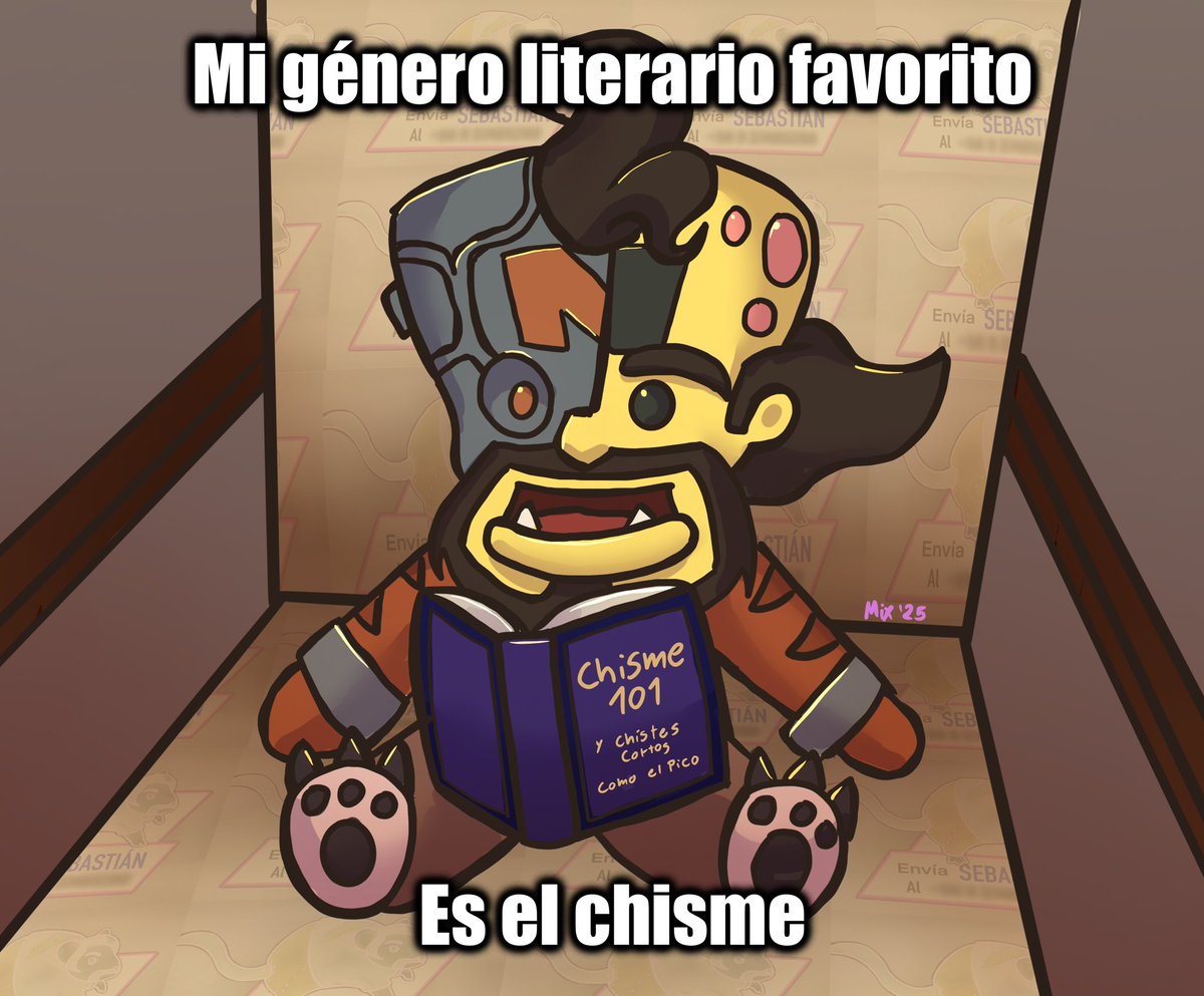 Mixture_Lady's tweet image. Debí hacer algo más bonito (y maraco), pero como saben, no hubo energía eléctrica durante toda la tarde.

Así que un meme y a mimir. Pero cumplí con el dibujo anual.
#crashbandicoot #megamix