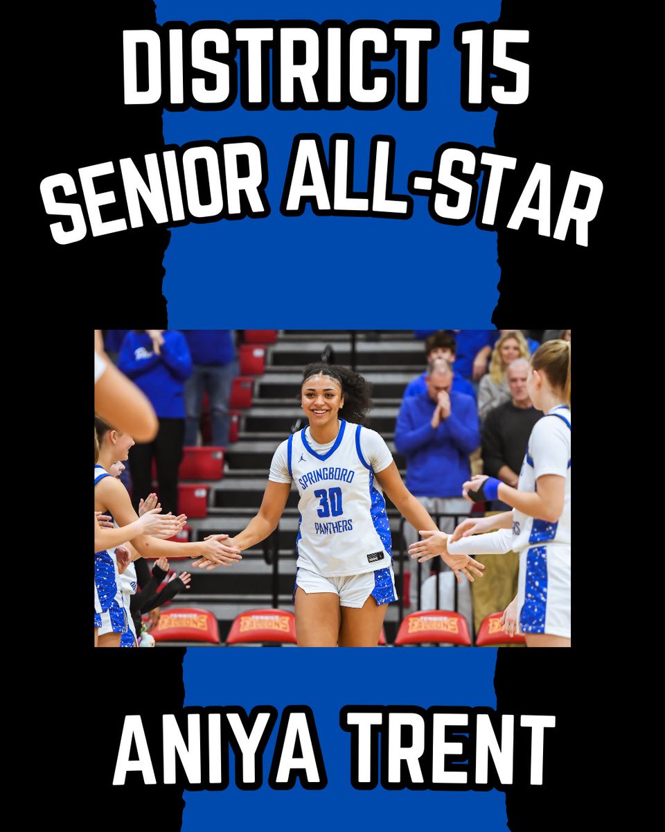 Congrats Aniya Trent‼️
🏀District 15🏀
⭐️Senior All-Star⭐️
#GETUP