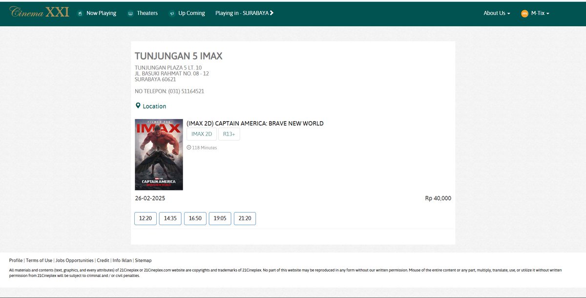 surupman's tweet photo. @WarnerBrosID gak ada di mtix cuyy https://t.co/tJb7p6mrJU