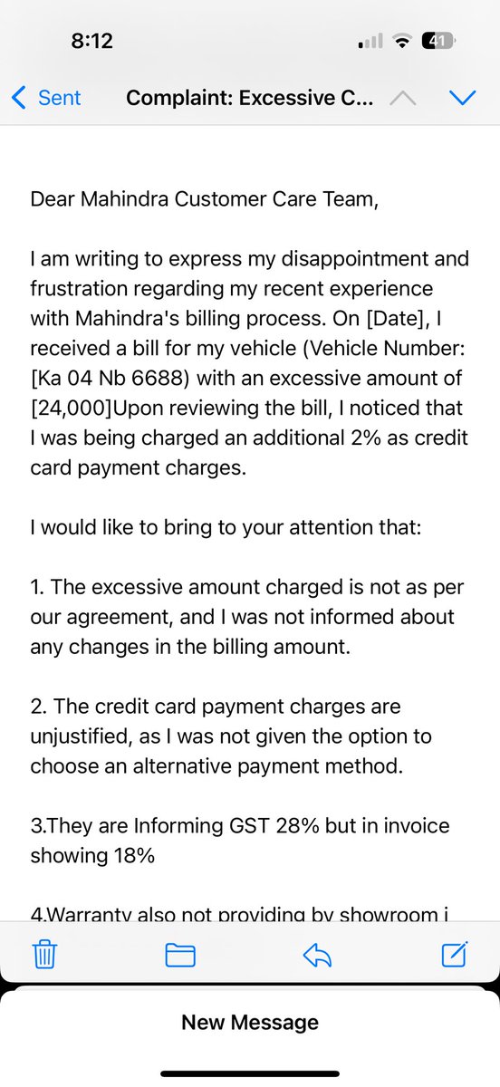 NettyamRam's tweet photo. @18002096006 
In Kurnool Showroom not sending any link to pay the payment 
Adding 2% Extra For credit card charges 
How can they ask credit card charges like normal shop 
Even bill also chrged to much 
only one spare part charged 24,000 
Doing Business is good but should not chea https://t.co/E9XHilaJ7E