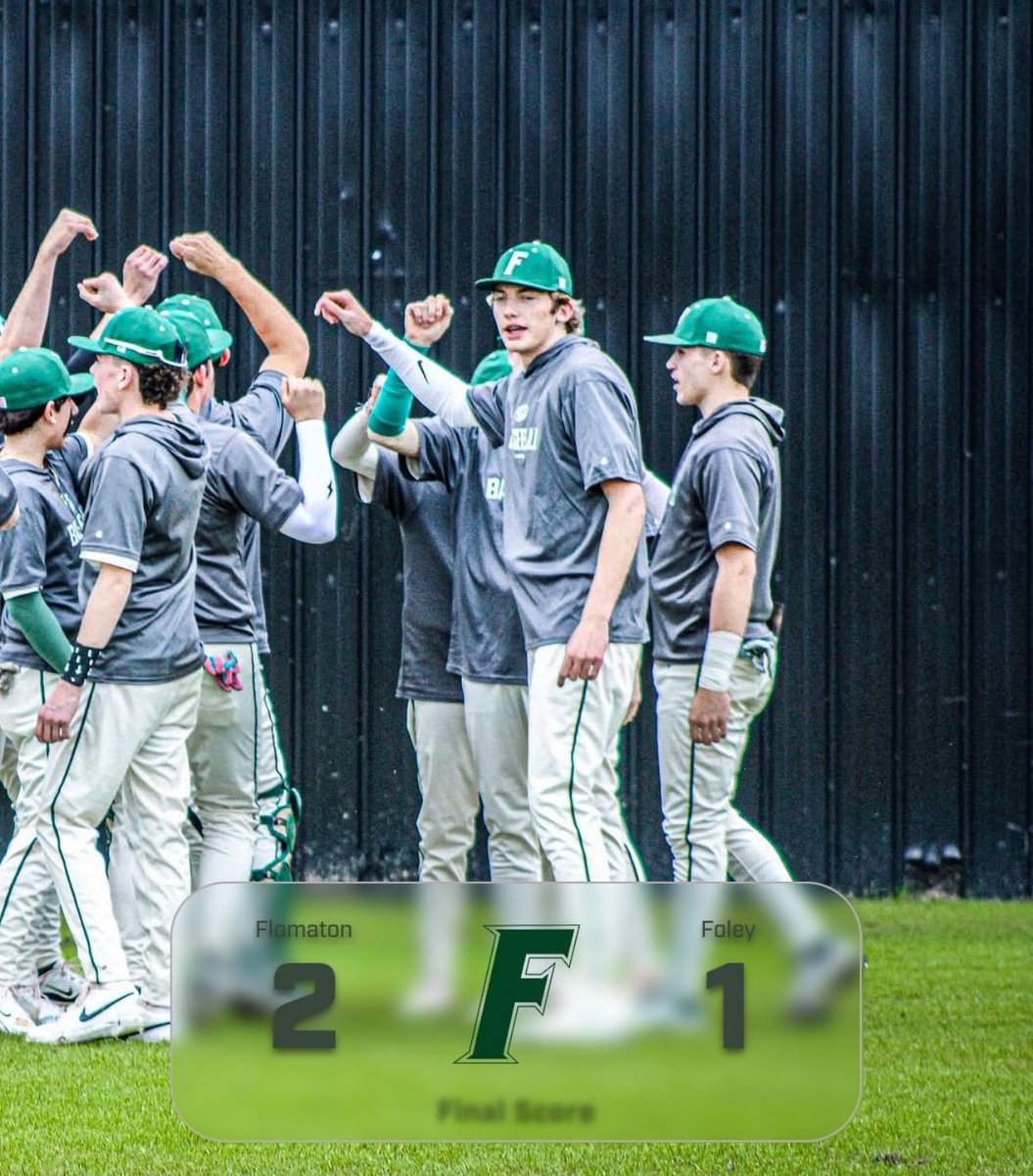 Final from Foley, Alabama
Flomaton 2
Foley 1
