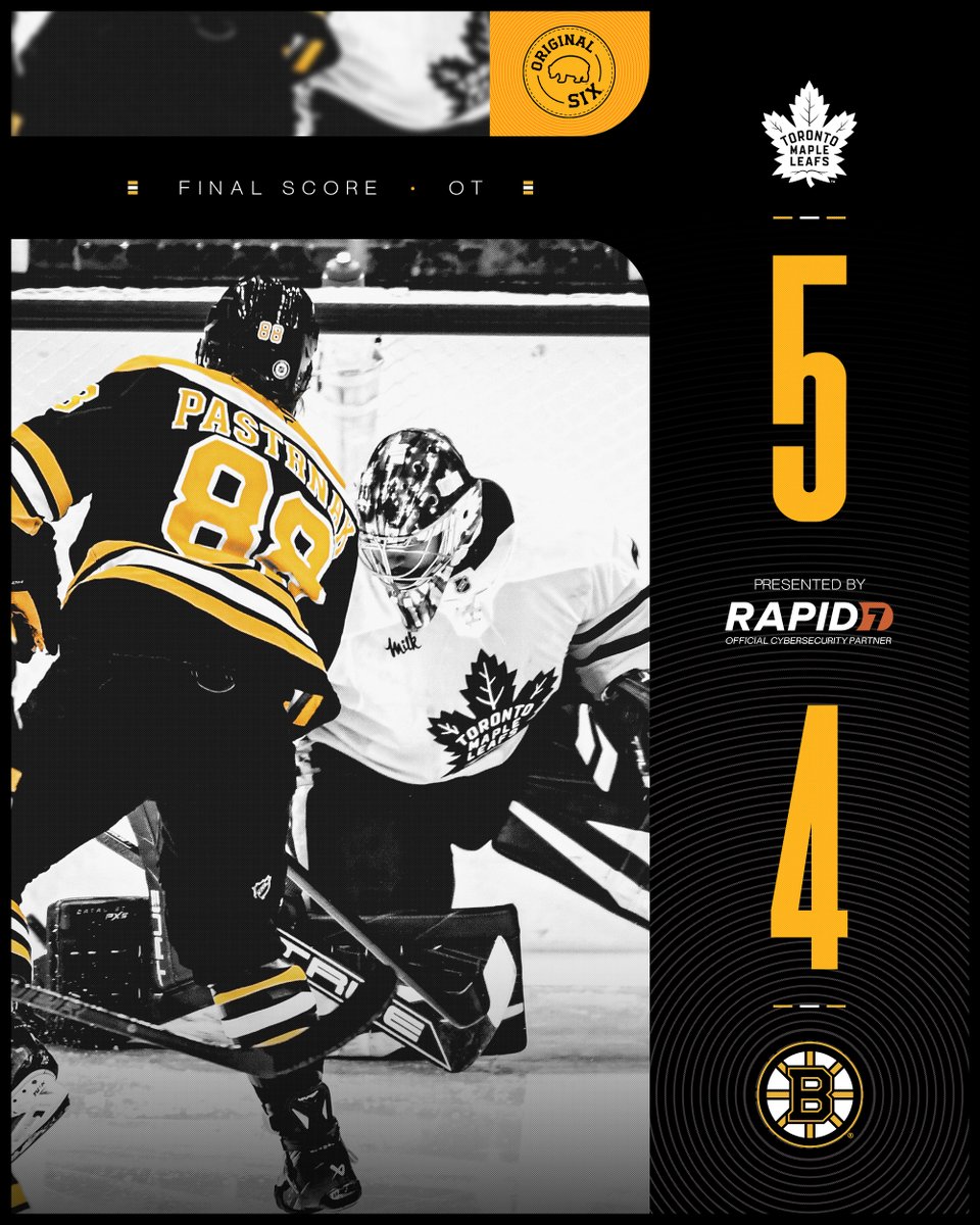 NHLBruins's tweet photo. Final. https://t.co/cftgKwdlJD