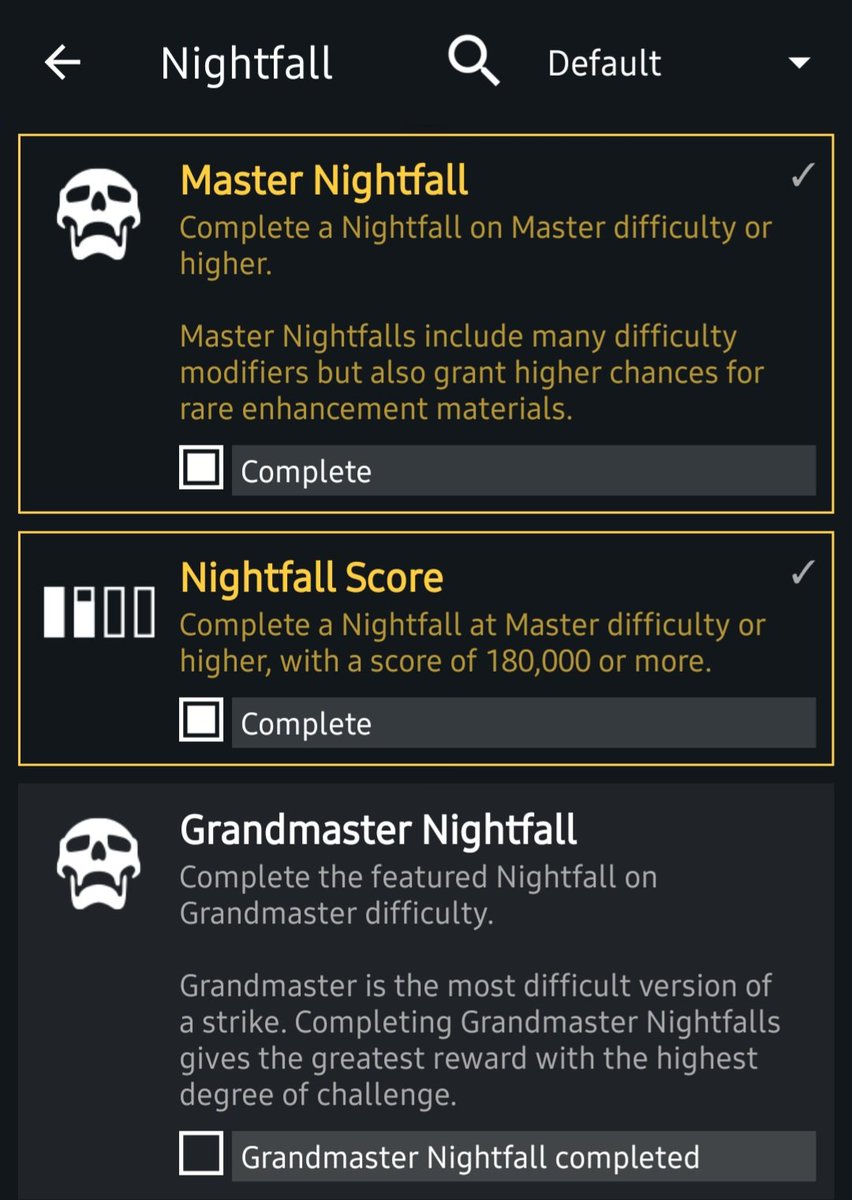 JLU_NIGHTWING's tweet photo. @BungieHelp Fix this as well. I clearly beat the GM to get weapon. https://t.co/cMJeWBL3os