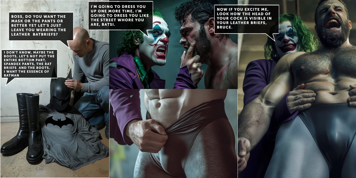 batmancave89's tweet photo. the joker's punishment Part 3 https://t.co/5eA823lHUh
